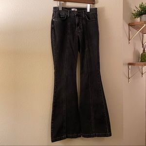 Wrangler Black Flare Leg Jeans